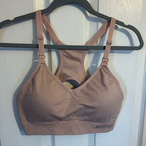 HOFISH Large Nursing Sports Bra